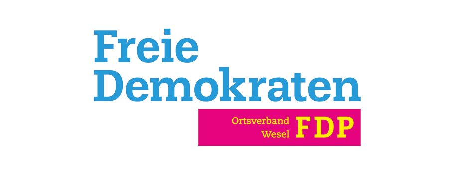 FDP Freie Demokraten Ortsverband Wesel Logo